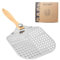 Pizza Peel Paddle Aluminum, Wooden Handle Pizza Shovel Baking Tools for Easy Storage Pizza Turning Peel Baking Homemade Pizzas Disassembling Transferring Large Cake Pizza