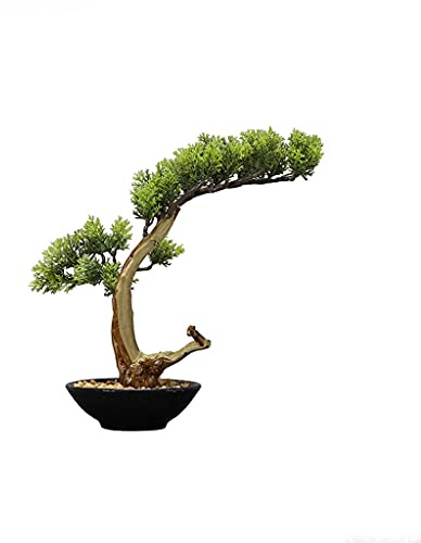Konstgjort Träd Konstgjord Thuja Cypressträd Simulering Grön Växt Bonsai Skrivbordsprydnader För Veranda, Arbetsrum, Terum, Restaurangdekoration 9,8 Tums Simulering Bonsai