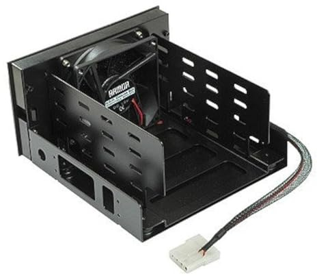 EVERCOOL Dual 5,25 in. Drive Bay zu Triple-3,5 in. HDD Kühlung Box