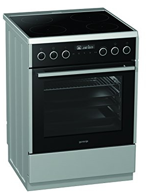 Gorenje EI 647 A43 x 21 Cuisinière électrique avec à induction Verre de cuisson en céramique/A +/Acier inoxydable/Back Manchon Home Made 67 l/versenkbare knebel/Anti-traces de doigts