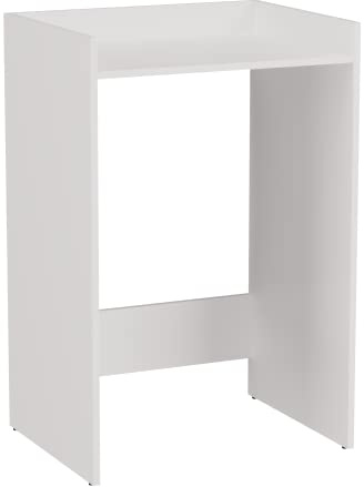 CDF COMO - Bathroom Storage Cabinet for Washing Machine - Freestanding Bathroom Unit with Shelf - Space-Saving Laundry Room Organizer - 64 x 50 x 97.5 cm