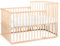babybay Boxspring Beistellbett aus massivem Buchenholz/kompakt & verwandelbar/Kinderbett Höhe stufenlos verstellbar & umweltfreundlich/mitwachsendes Babybett (Natur unbehandelt) / Kinderbettset