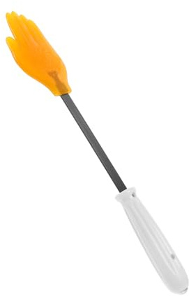 Ipetboom Masajeador de Espalda de Silicona Martillo Manual, Palo de Masaje Portátil para Alivio Muscular y Relajación Fácil de Usar de Pp y Acero