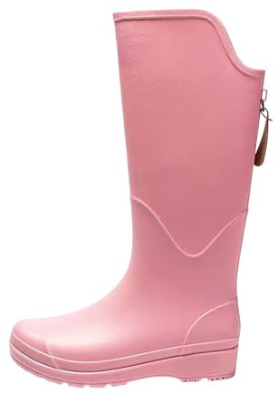 Bottes en caoutchouc pour femme - Bottes de pluie hautes imperméables - Bottes de travail - Bottes de sécurité - Bottes de jardin - Bottes de pluie - Bottes en caoutchouc - Bottes professionnelles à