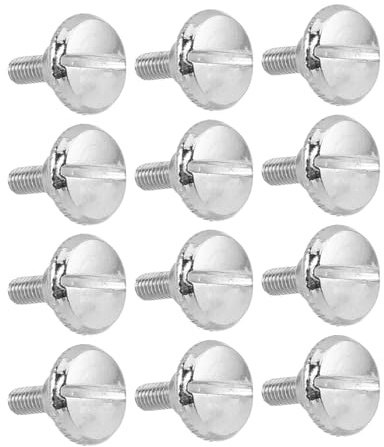 SMASOLO 20 Pezzi Set 100 Viti a Testa Zigrinata per Piedino Premistoffa Macchine da Cucire, Viti di Fissaggio per Piedino Guida Trapuntatura, Accessori di Ricambio Compatibili per Uso Fai