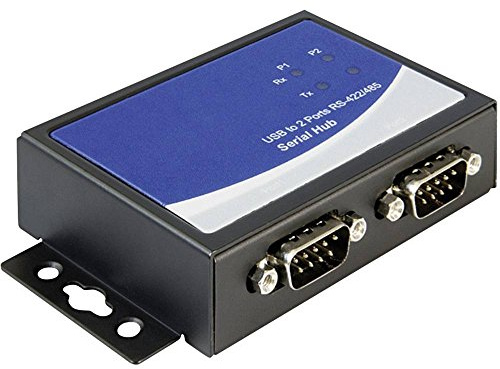 DeLOCK 87586 cavo di interfaccia e adattatore 2 x RS-422/485 USB 2.0-B Nero