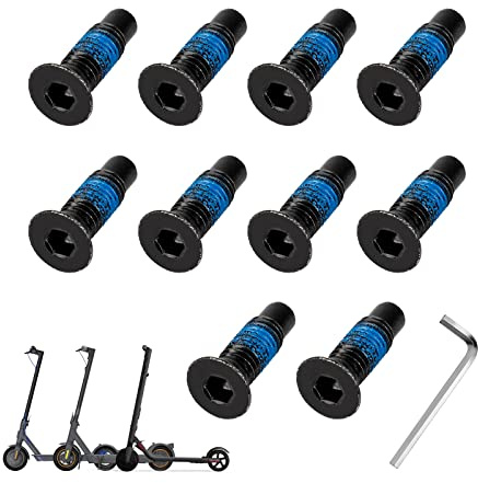 Accesorios de tornillo de cabeza de frente para patinete ulip, Kit de tornillos fijos Compatible con xiaomi M365 1s pro mi3 Ninebot Max G30/ES Series F Series Scooter