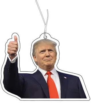 CME.Promo 2x Duftbaum Mit Donald Trump Motiv, Auto Duftspender Lustig, Tuning, Car Air Freshener, Duftanhänger