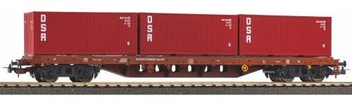 Piko 24500 H0-Containertragwagen mit 3 DSR Containern, DR, Ep. IV