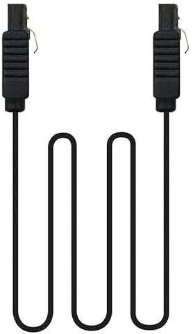 Brightium Cable SATA III 6 Gbps, con anclajes, negro, 0.5 m - Ideal para transferencia de datos en discos duros y unidades SSD.