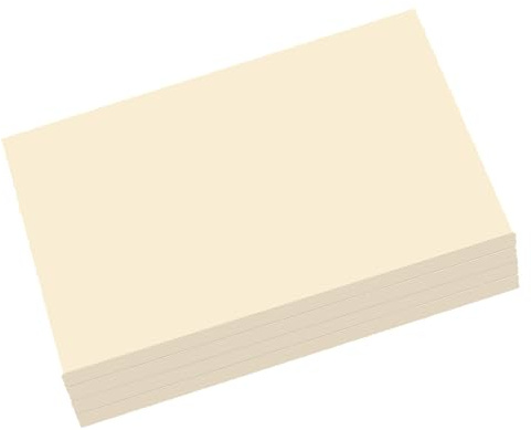 8.5”x 11” Cream Art Drawing Paper for Painting Construction Bulk 80gsm Craft Paper for Sketch Doodles Coloring (80 Sheets)
