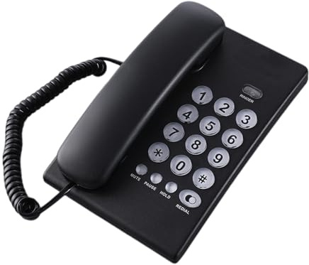 Bottone Telefoni con filo Telefono fisso Telefono di casa Telefono Big Button Telefono per Hotel Casa Bagno Telefono fisso per anziani