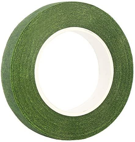 DECORA 1/2 Wide Dark Green Floral Tapes for Bouquet Stem Wrapping and Floral Crafts Supply