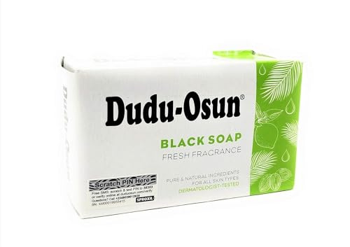 Dudu-Osun African Black Soap (100% Pure) Pack of 4