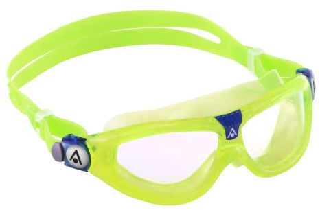 Aquasphere Seal KID, Schwimmbrille, Schwimmbrille für Kinder ab 3 Jahren mit UV-Schutz, Silikondichtung und beschlag- und leckagefreien Gläsern für Jungen & Mädchen