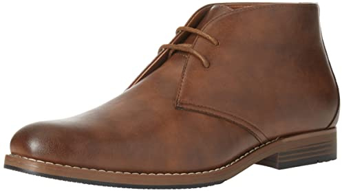 Amazon Essentials Men's Desert Chukka Boot, Chestnut Brown, 11.5