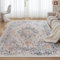 CHOSHOME Waschbarer Teppich Wohnzimmer 80x150CM Teppich Schlafzimmer Vintage Kurzflor Teppich Groß Weiche Teppich für Schlafzimmer rutschfest Teppich Flauschiger Teppich Mehrfarbig