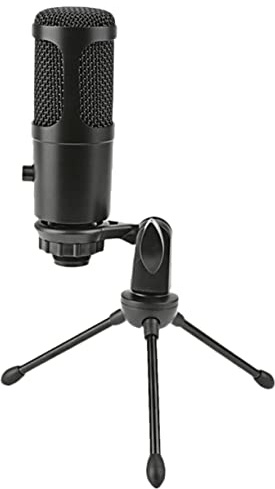 VILLCASE Microfono Condensatore Usb Per Conferenze Registrazione e Uso Professionale Con Design Ergonomico e Connessione Stabile