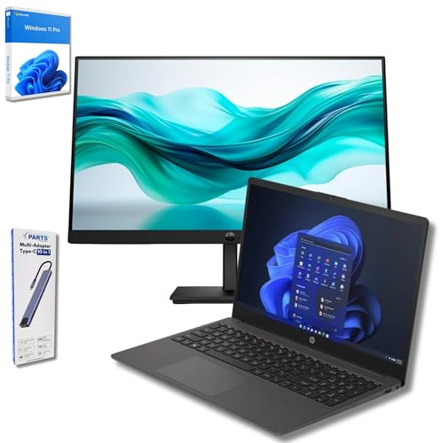 HP Notebook, Smart Monitor 27 Zoll IPS Doking 10-1 Core i5-13420H bis zu 4,60 GHz Display 15,6 Zoll FHD, RAM 32 GB, SSD 1000 GB, Win 11 Professional Garantie 36 Monate