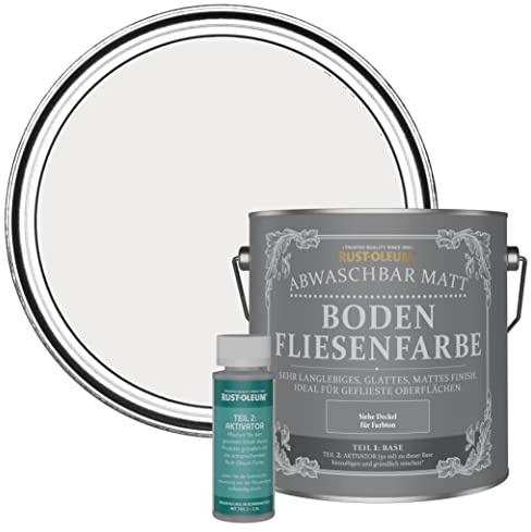 Rust-Oleum Purple Washable Matt Floor Tile Paint - Fleur 2.5L