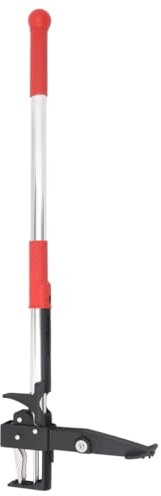 Tidyard Désherbant Rouge et argenté 99,5 cm Aluminium anodisé Style A