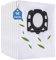 10 Pieces, 4-ply, KFI 487 Vacuum Cleaner Bags, Replacement for Kärcher WD 4, WD 5, WD 6, KWD 4, KWD 5, KWD 6, KNT 4, MV 4, MV 5, MV 6, WD 4.200 bis WD 5.800, SW 5.100,SE 6.100, Replacement for Kärcher