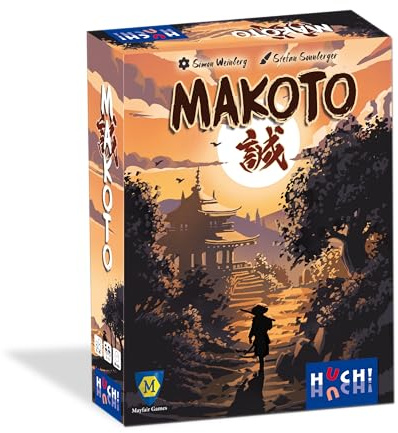 HUCH!, Makoto – familjespel med japanstema, strategiskt kortspel med vackra illustrationer, smart klätterspel, för 2–6 spelare från 8 år