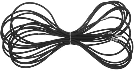 GALPADA 10 Pezzi Gommini Elastici Sospensione Microfono Nero per Microfono a Condensatore Supporto da 45 Cm per Studi Domestici e Registrazioni Professionali