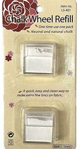 Le Summit Chalk Wheel Powder Refills - Blue, Red, White, Yellow - Pick Color - 2 Pack