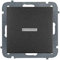 Unterputz Lichtschalter Beleuchtet 10A schwarz Premium serie SENTIA
