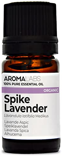 Lavanda Aspic BIO (Lavandula latifolia) - 5 mL - Olio Essenziale Chemiotipizzato e Certificato AB - Aroma Labs - Made in France