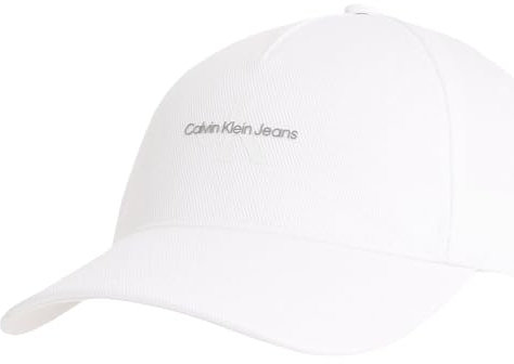 Calvin Klein Damen-Kappe, Weiß (Brillantweiß), Einheitsgröße