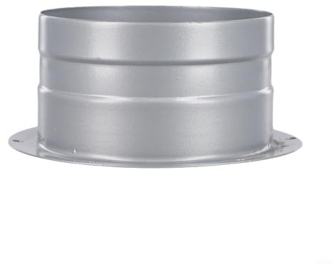 Kanalverbinder Flansch Metall Entlüftungsrohr Fitting Wand Luftrohr Schlauch Anschluss Adapter für Lüftungsrohr 75-200mm (100mm)