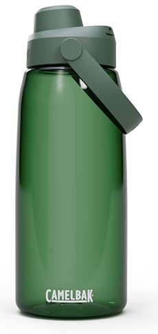 Camelbak THRIVE CHUG 950ml – bike bottle – leak-proof – soft drinking spout – easy handling – ideal for on the go – Forest Green, size: OS
