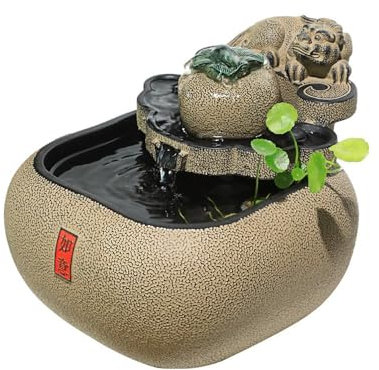 Feng Shui Fontana da tavolo in stile cinese con decorazione di acqua corrente interni