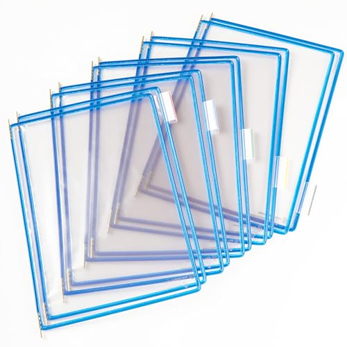 Confezione 10 buste A4 per leggio T-Technic, colore blu