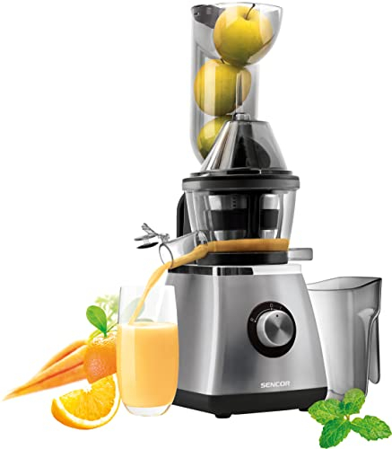 SENCOR SSJ 4070SL Extracteur de Jus Lent, 400 W, Argent