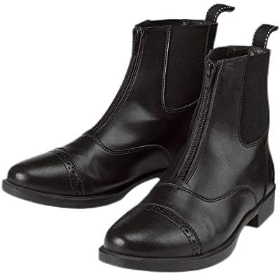 Dover Saddlery Riding Sport Ladies' Provenance Zip Paddock Boots, Size 8-1/2, Black