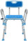 Brosive Silla de Ducha para Ducha Interior, Banco de Ducha para Ancianos y discapacitados, Asiento de Ducha Resistente con Brazos y Respaldo, Silla de baño para bañera, sillas de Ducha para Personas