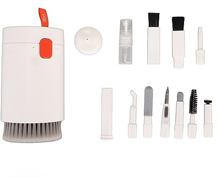 20 in 1 Kit di Pulizia Elettronica, Kit di Pulizia Portatile per Tastiera Kit di Pulizia per Laptop Pulitore per Tastiera Multifunzionale per Computer Telefono Cellulare Tablet