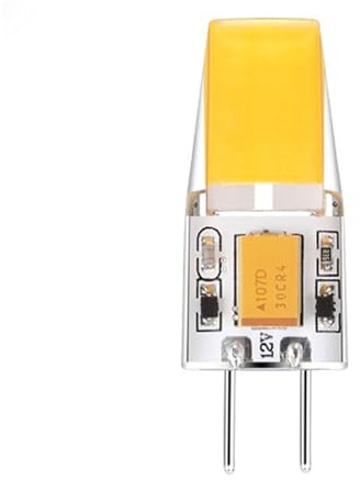 JZLBBC Lámparas LED GY6.35 AC/DC 12V 4W equivalente a 35W-40W Bombilla halógena GY6.35/G6.35 JC Tipo Bi-Pin Base Regulable Blanco Cálido 1PC NaturallyWhite