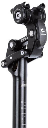 SAFORTBIKES Suspension Seatpost for eBike/Heavy Riders - Upgraded USS-SP19 - Shock Absorbing Comfortable Seat Post, Electric Bikes Upgrade Accessories (31.8mm = 27.2mm Post + Shim)