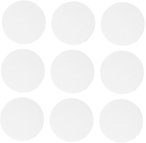 ADOCARN 10pcs Clear Acrylic Round Bases Miniature Display Stands for Table Game Figures Cake Toppers Anime Characters and Decorative Uses