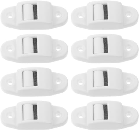 AKOOSY Guía de Correa para Persianas de 14mm Cepillo Interno Limpiador, 8 Piezas de Plástico Blanco para Instalación Rápida y Estabilidad Mejorada en Entornos Exigentes