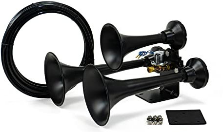 HornBlasters Outlaw Super Loud svart tåghorn