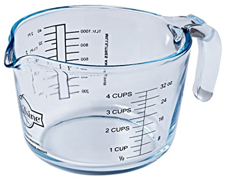 Arcuisine 4937110 Carafe graduée de Verre, 1 Litre