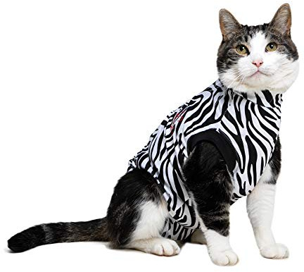 MPS Medical Pet Shirt Katze, Zebra Print, XS