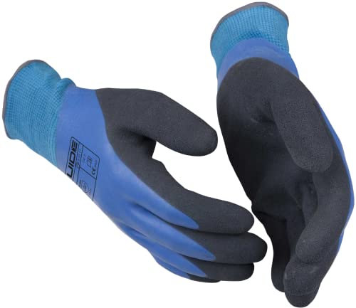 Handschuh GUIDE 585 7 Vollständig getauchte, wasserfeste Handschuhe mit doppel-eintauchbacher Handfläche