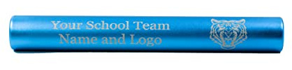 Custom Blue Aluminum Track and Field Relay Baton Personalized Gift For Him, For Her, For Boys, For Girls, For Husband, For Wife, For Them, For Men, For Women, For Kid- Your Team Name and Logo Engraved