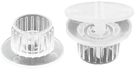 GREEN24 Profi Folienhalter 100 Stück, Halterung - Befestigung für Luftpolsterfolie Isolierfolie Noppenfolie, zum kleben. Klebe-Halter für Glas, Kunststoff und Metall.